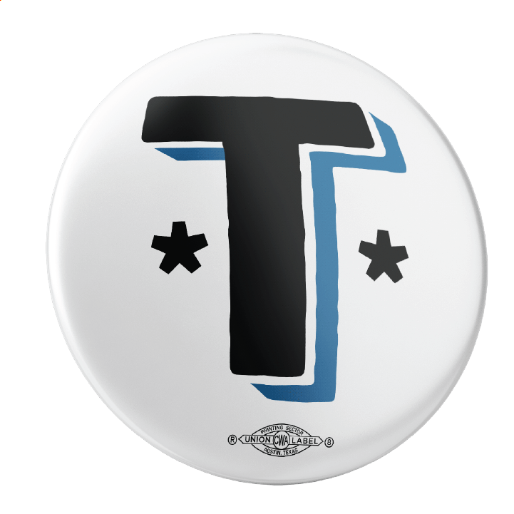 Talarico For Texas - Blue (2.25" Pin-Back Button -- Combo Pack of Two!)