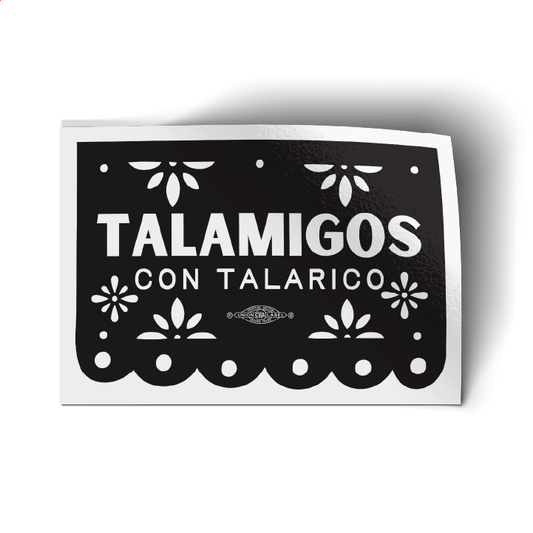 Talamigos (4" x 2.7" Vinyl Sticker -- Pack of Two!)