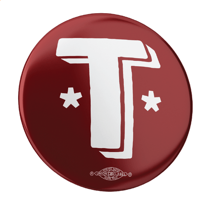Talarico T Stars - Red (2.25" Pin-Back Button -- Combo Pack of Two!)