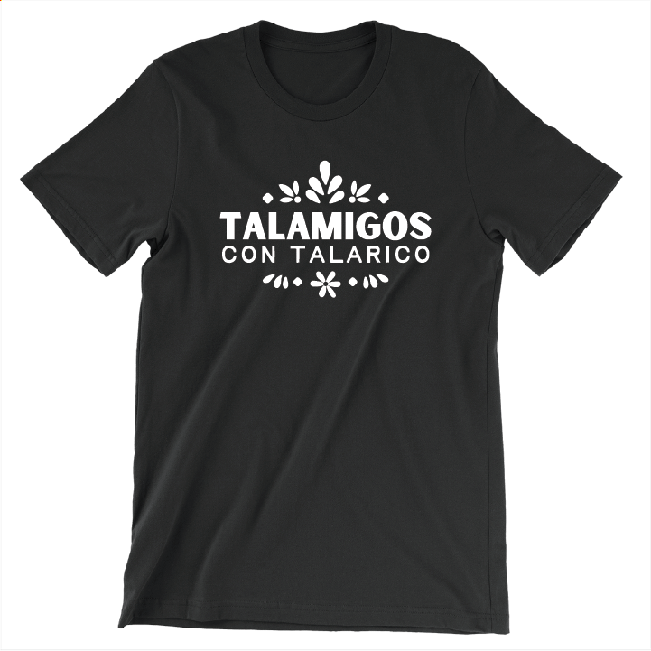 Talamigos (Unisex & Women's Black Tee)
