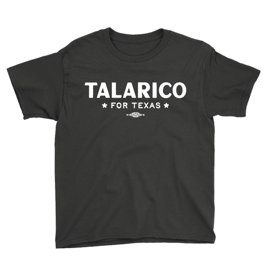 Talarico For Texas (Youth Black Tee)