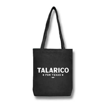 Talarico Stacked (Black Canvas Tote)