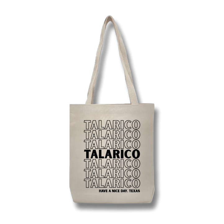 Talarico Stacked (Natural Canvas Tote)
